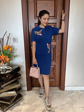 Royal blue t-shirt dress